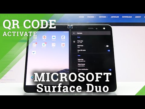 How to Allow Camera to Scan QR Codes on MICROSOFT Surface Duo - Scan QR Codes