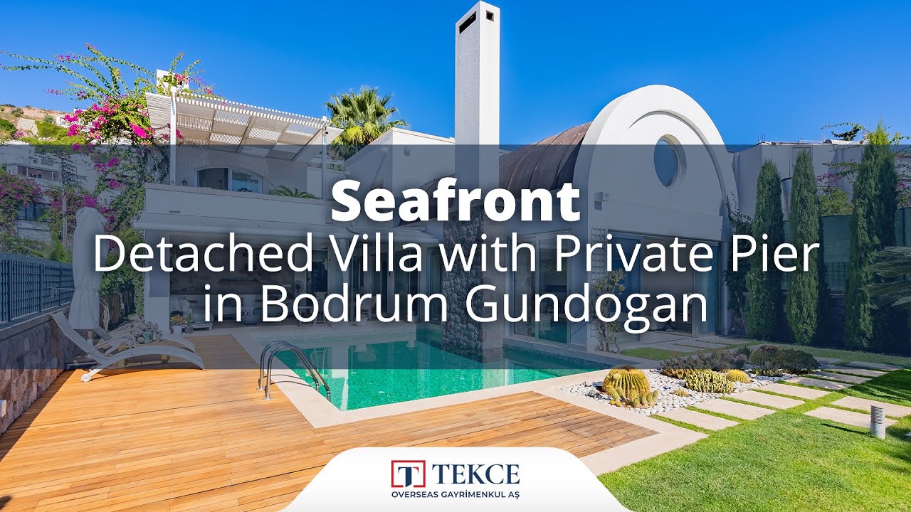 Villa Individuelle avec Grand Jardin et Jetée Privée à Bodrum