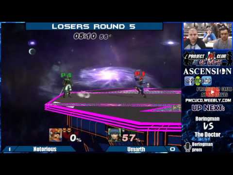 "Ascension 6/18/16" - Notorious (CF) v. Umarth (Marth) - Losers R5
