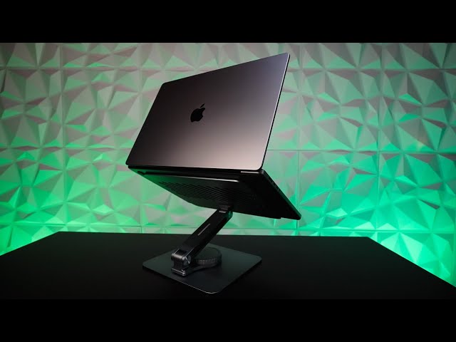 Vídeo relacionado con CIRYCASE Soporte Portatil Mesa, Aluminio Laptop Stand de Ajustable, Enfriamiento Rápido Ventilado & Ergonómico, Soporte Ordenador Portátil Plegable Compatible con MacBook Air Pro/Tablets (10-16")