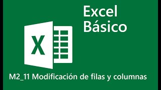 11 Modificación de filas y columnas