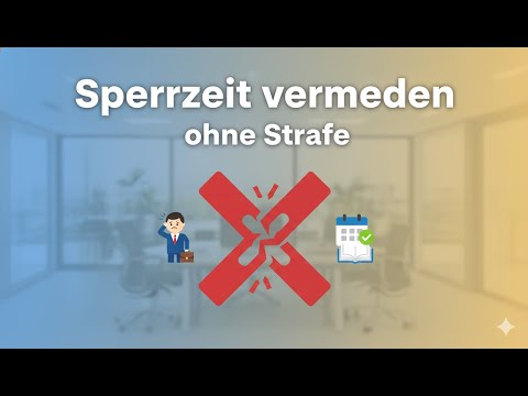 Sperrzeit vermeiden: Die wichtigsten Gründe für eine Kündigung ohne Strafe