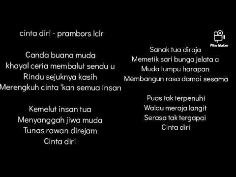 Cinta diri - harie dea Prambors (lclr) lomba cipta lagu remaja audio + lyric lirik