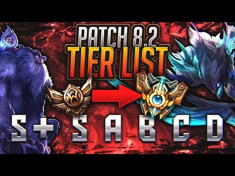 Tarzaned | PATCH 8.2: JUNGLE TIER LIST