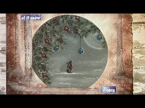 Mindful Monday With Some Snow Falling by Jo Rice #laviniastamps #journalling