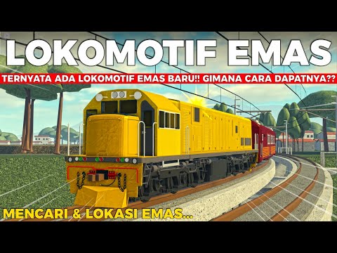 Lokomotif Ini Jadi Emas⁉️  Cara Dapetinya Gimana?? Ini Jawabanya - Roblox Kereta Api Indonesia