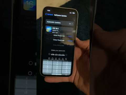 iOS 16.5 update on iPhone XR