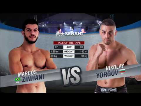 SENSHI Cup 1/2 final -80 kg Nikolay Yorgov (Bulgaria) vs Marcos Zinhani (Brazil) 3/7/2019