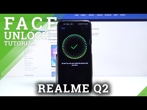 How to Use Face Unlock on REALME Q2 – Face Recognition
