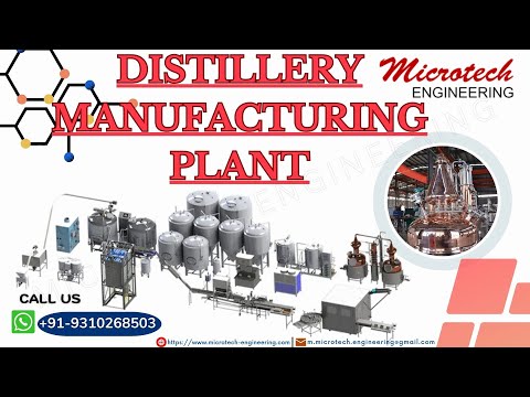 Alcohol distillation plant