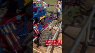 Superman invades Zellwood FL RC Truck Pulling rc rctruck superman Mp4 3GP & Mp3