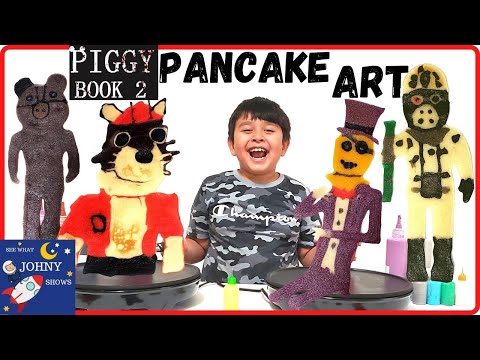 PIGGY ROBLOX Pancake Art Challenge NEWEST Piggy Roblox Skins