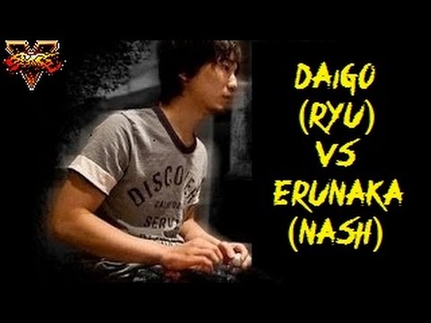 Street Fighter V DAIGO UMEHARA (RYU) VS Erunaka (NASH) RANKED MATCH - VER 1.01