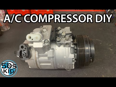 BMW E46 A/C Compressor Replacement DIY