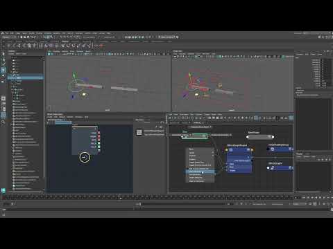 #rigTip - [part. 1 aim constraint] build a 2 bone IK in #maya #bifrost