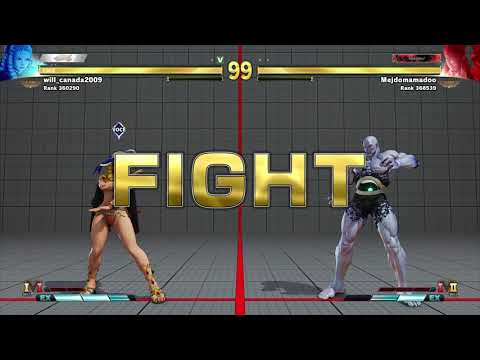 Karin STREET FIGHTER V combat vs Seth