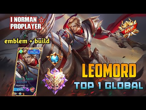 Aggresive Leomord Perfect Play MVP!! Top 1 Global Leomord by | Norman ☆ | Mobile Legends