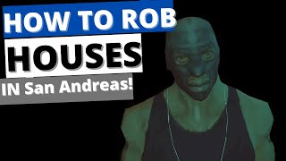 HOW TO ROB HOUSES IN GTA SAN ANDREAS! (PS5)