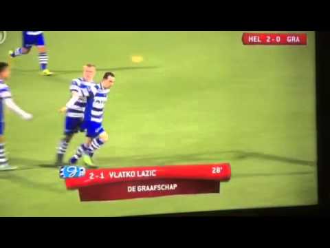 Vlatko Lazic with a Goal against Helmond Sport