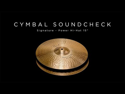 PAISTE CYMBAL SOUNDCHECK - Signature Power Hi-Hat 15"