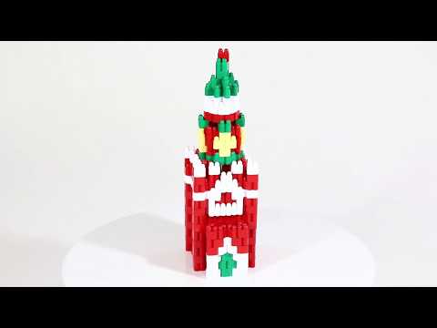 Конструктор 'АРХИБЛОК'. Набор 'Спасская башня'. Высота модели 37 см.