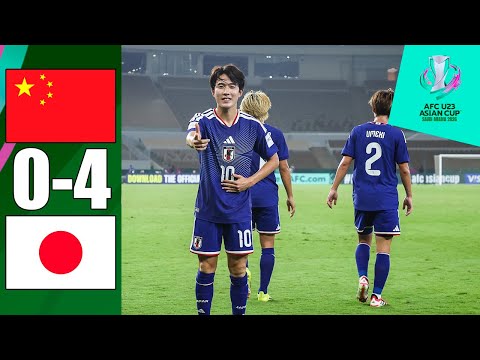 China U23 vs Japan U23 0-4 Highlights | U23 AFC Asian Cup 2026