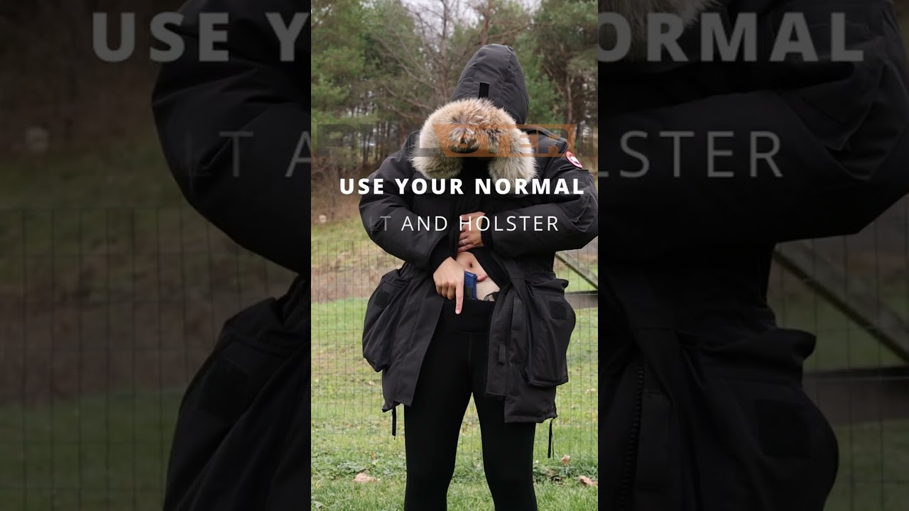 How To Appendix Carry and Draw in a Winter Jacket | Cold Weather Tips