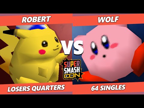 SSC Fall Fest SSB64 Losers Quarters - Robert (Pikachu) Vs. Wolf (Kirby)