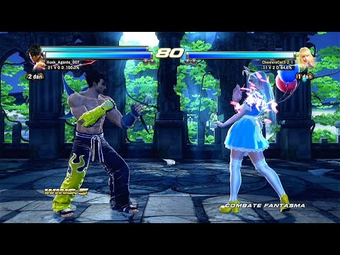 39_4 Jin y Devil Jin (Dante sk17) vs Lili Rochefort Ryona - Tekken Tag 2 - PS3 Offline