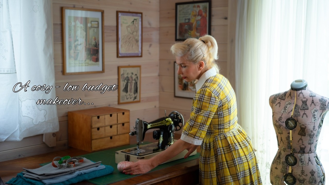 From Home Office to Sewing Room: A Cosy Makeover in My Greek Cottage