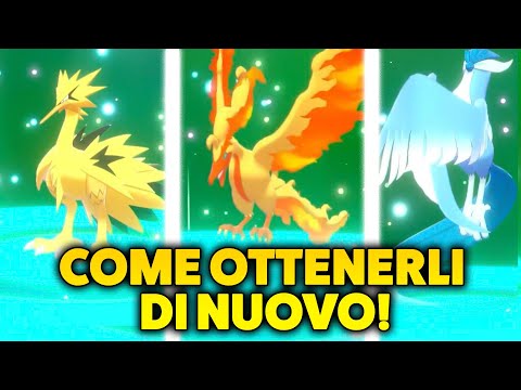Come riottenere MOLTRES, ZAPDOS e ARTICUNO FORMA GALAR SHINY a evento CONCLUSO!