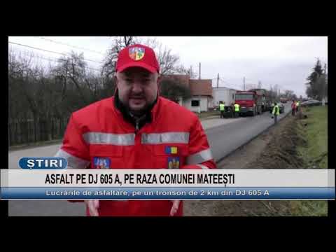 ASFALT PE DJ 605A, PE RAZA COMUNEI MATEESTI