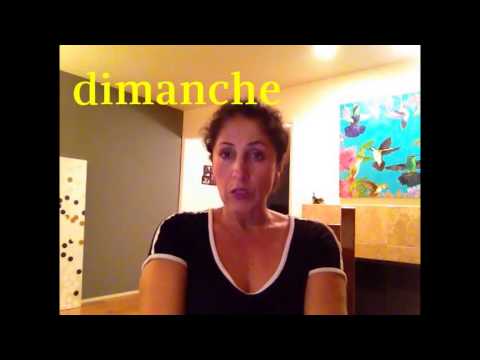 les Jours de la Semaine