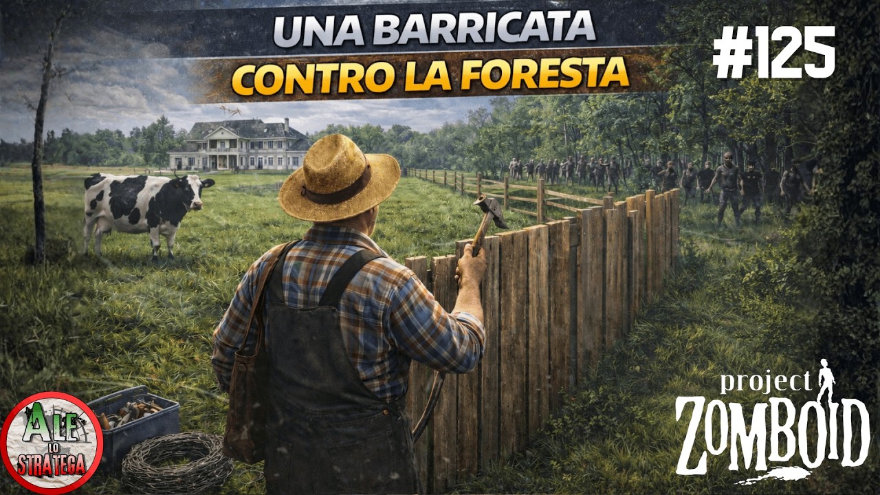 PULIAMO L'INCROCIO || PROJECT ZOMBOID || RUN 1 BUILD 42 || LA FUGA DI ARTEMIO #125
