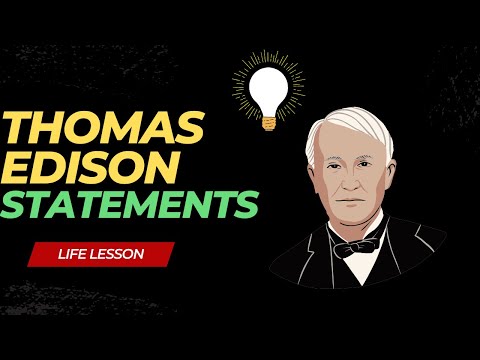 "Thomas Edison Quotes That Will Inspire You | Edison's Wisdom"     #Inspiration #GeniusQuotes #viral