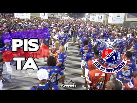 União da Ilha 2016 - Bateria (Pista) - Ensaio técnico