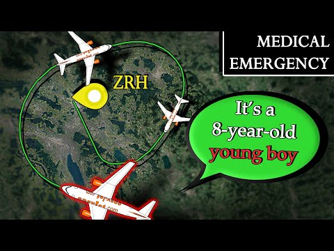 MEDICAL EMERGENCY | 8-year-old boy with Severe Pain | Divert to Zurich
