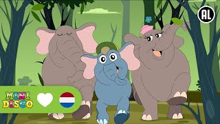 Daar Komt Een Olifant | Kinderliedjes | Peuters en kleuters | Minidisco