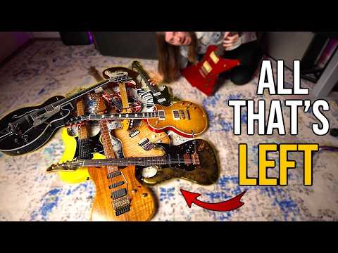I Cut My Guitar Collection In Half! .... Here's What's Left.