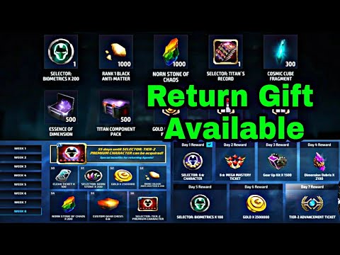 Returning Player Rewards Guide | Offline Worth For New players and F2p? - Marvel Future Fight