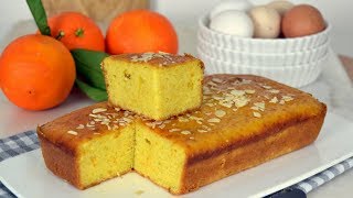 BIZCOCHO DE NARANJA fácil ¡Y super jugoso! Con naranja entera