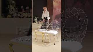 Diamond Acrylic Chair.#weddingchair #weddingfurniture