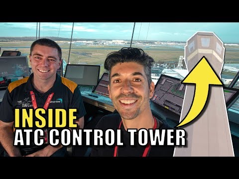 What happens INSIDE an Airport Control Tower?