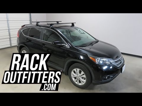 Honda CRV with Yakima BaseLine CoreBar Roof Rack Crossbars