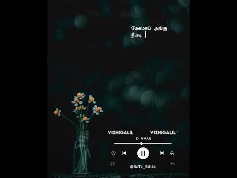 Vizhigalil Vizhigalil WhatsApp Status | Tamil Love Status | Tamil Lyrics Videos