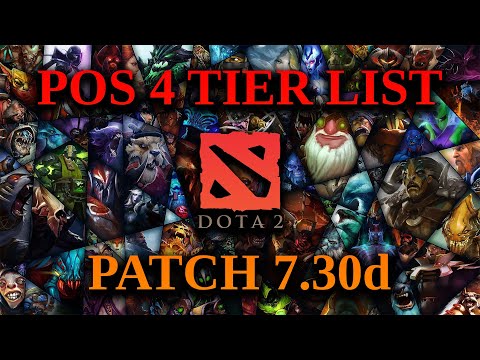 Position 4 Tier List - Patch 7.30d Dota 2