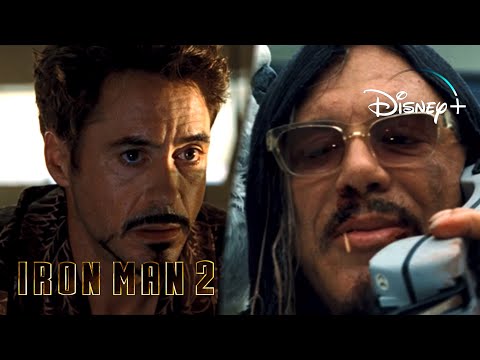 Iron-Man 2 | Ivan Vanko Calls Tony Scene | Disney+ [2010]