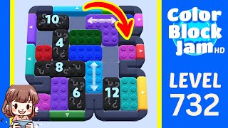 Soluzione del Livello 732 di Color Block Jam