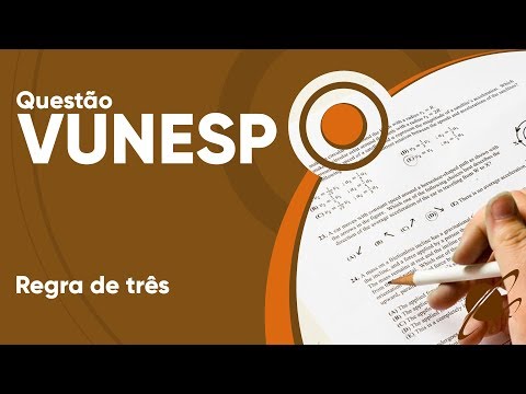 VUNESP 2019 - Simple rule of three (solved question) - P. M. de Monte Alto