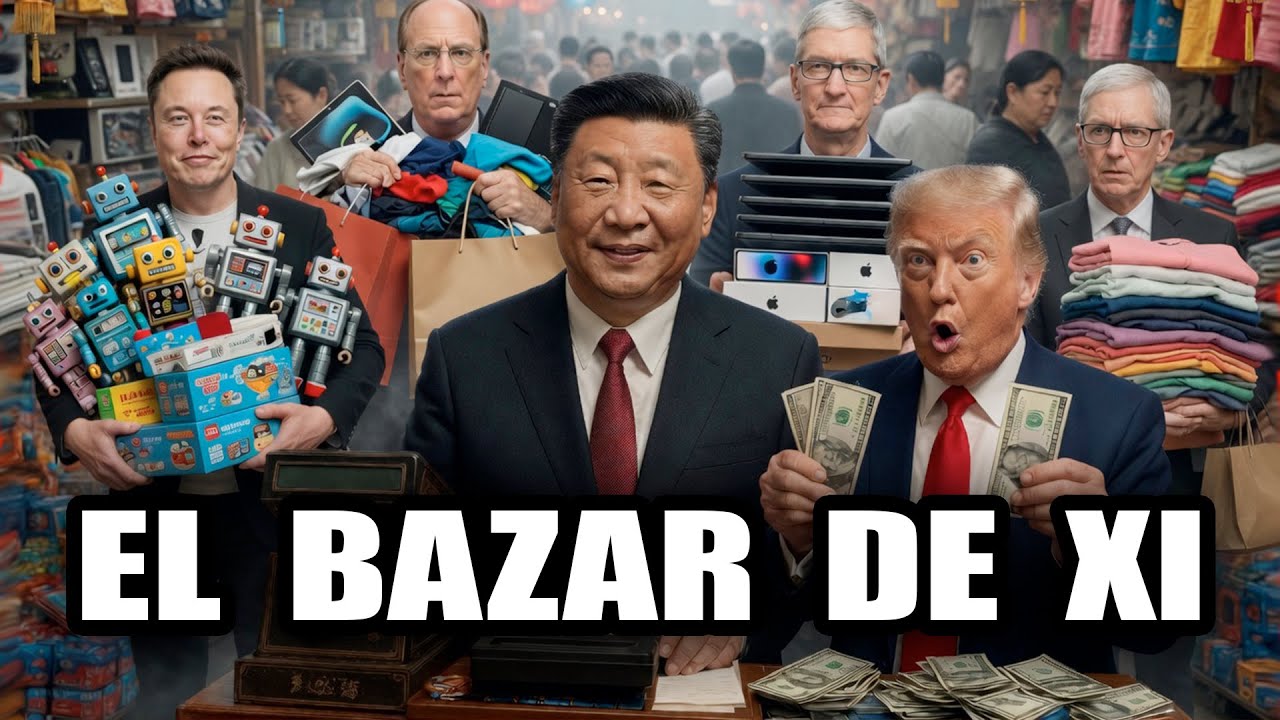 TRUMP LLEGA a CHINA con una COMITIVA  para el MAYOR TRATO COMERCIAL de la HISTORIA de EEUU